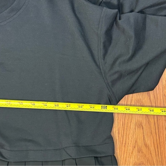 MOA MOA Plus Size 3X Black Long Sleeve Pleated-Skirt Fit & Flare Dress Knee NEW - Picture 11 of 12